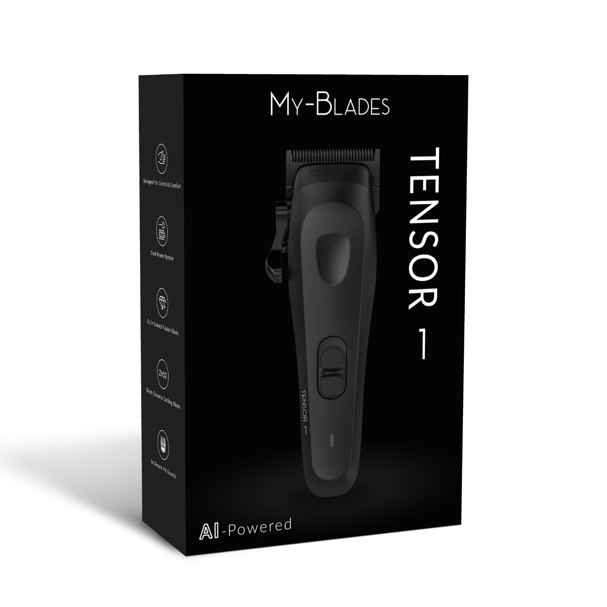 Tensor 1 Black – 人工智能驱动的专业理发师和理发器